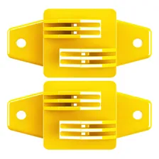 Isolador Para Cerca Elétrica W Ambientude Isolador W Amarelo - 300 Unidades Foto mini 2