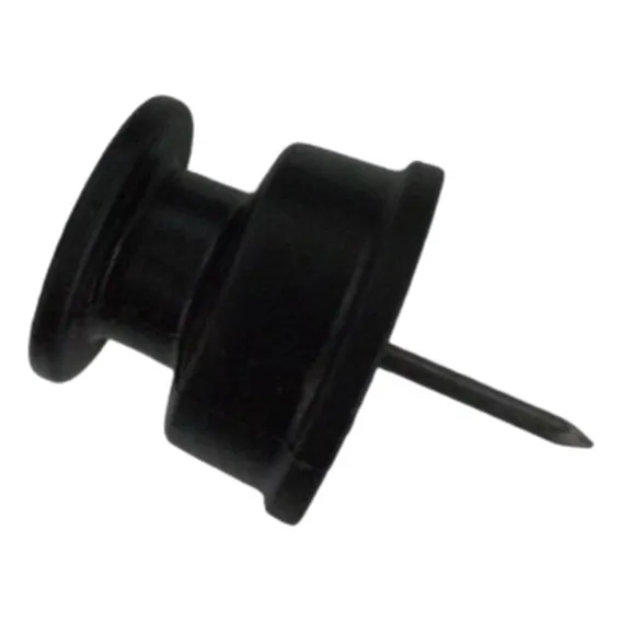 Isolador Roldana Com Prego P/ Cerca Elétrica 36x36 - 100un Foto 1