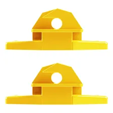 Isolador Tipo W Amarelo Cerca Elétrica - Pacote 500 Unidades Foto mini 3