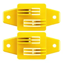 Isolador Tipo W Amarelo Cerca Elétrica - Pacote 500 Unidades Foto mini 2
