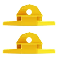 Isolador Tipo W Reforçado Cerca Elétrica - 500 Unidades Cor Amarelo Foto mini  3