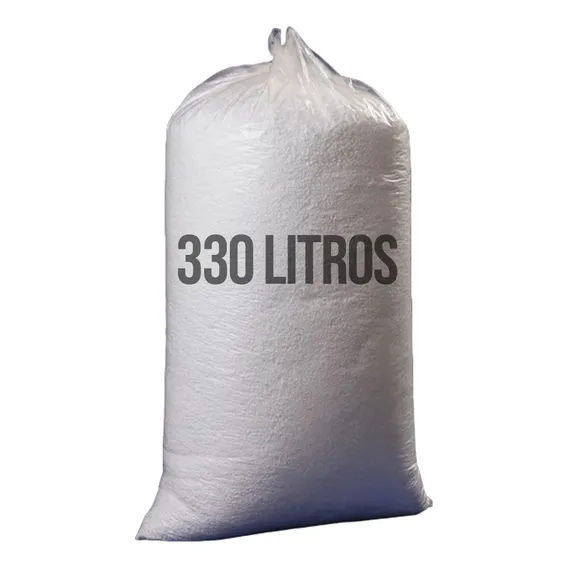 Isopor Triturado Enchimento Almofada Artesanato 330 Litros Foto 1