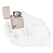 Isqueiro Zippo 200Pl Classic Cromado Escovado para Cachimbo Foto mini  2