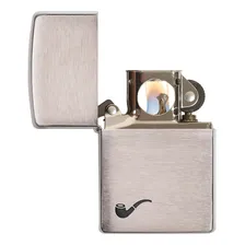 Isqueiro Zippo 200Pl Classic Cromado Escovado para Cachimbo Foto mini 4