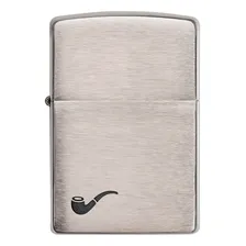 Isqueiro Zippo 200Pl Classic Cromado Escovado para Cachimbo Foto mini  3