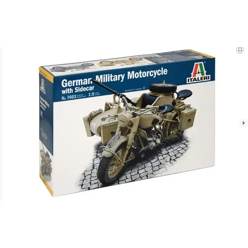 Italeri Kit P/montar 1:9 Motocicleta With Sidecar (7403) Foto 1