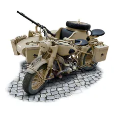 Italeri Kit P/montar 1:9 Motocicleta With Sidecar (7403) Foto mini  2
