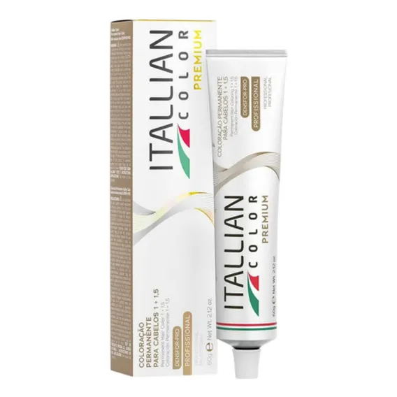 Itallian Hair Color Coloração Tubo 60g Tons Naturais Foto 1