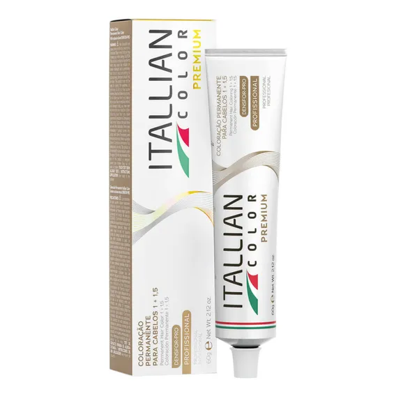 Itallian Hair Color Coloração Tubo 60g Tons Naturais Foto 1