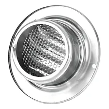 Itc Motorhome Grelha Bombeiro Grade Grelha De Ventilação Acabamento Em Inox Com Tela 20 x 20 cm Foto mini 4