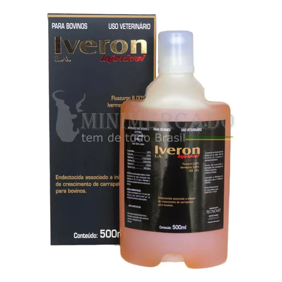 Iveron 500ml Cientificamente Testado - Controle De Parasitas Foto 1