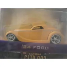 Jada - '34 Ford - D- Rods - ( 2005 ) - Cor Amarelo Foto mini 2