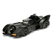 Jada Toys Batm贸vel 1989 C/ Figura Metal Die Cast 1:24 Preto Foto mini 1