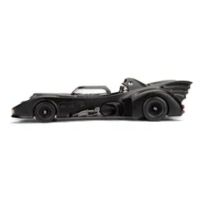 Jada Toys Batm贸vel 1989 C/ Figura Metal Die Cast 1:24 Preto Foto mini 4