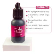 Jambo Pigmento Orgânico 15ml RBKollors Micropigmentação Foto mini 4