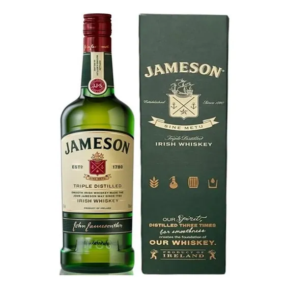Jameson Whisky Jameson Irlandes 750 Tridestilado Irlanda 750 Foto 1