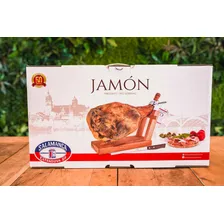 Jamon Salamanca ( 6,0kg ) + Faca + Suporte Premium Foto mini 4