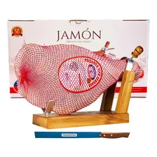 Jamon Salamanca ( 6,0kg ) + Faca + Suporte Premium Foto mini 1