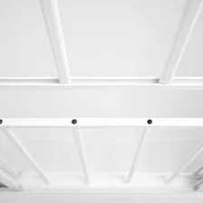 Janela AlumÃnio Branco 6 Folhas - 1,00x1,20m C/ Grade Foto mini 4