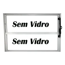 Janela Basculante Alumínio Retangular 40x60cm Sem Vidros Cor Sem-informacao Foto  mini 1