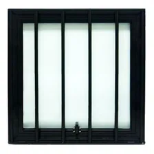 Janela Maxiar Esquadria Brasil Vetx 40x40 Preto Grade Foto mini 1