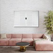 Janela Veneziana 4 Folhas Branco Mgm 100x120 Cm Foto mini 4