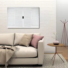Janela Veneziana 4 Folhas Branco Mgm 100x120 Cm Foto mini 2