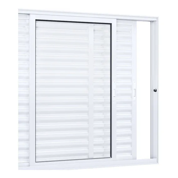 Janela Veneziana Alum铆nio Lateral 3 Folhas M贸veis Lucasa Foto 1