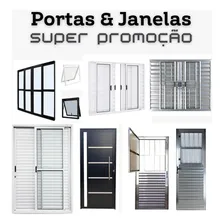 Janela Vitro 4f Econ. L-14mm S/ Grade Al Branco 100ax120l Foto mini  3