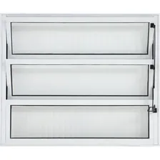 Janela Vitro Basculante Aluminio Branco L20 60x60 Foto mini 1