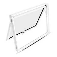 Janela Vitro Branco Com Vidro Corredor Area De Serviço 80x60 Foto mini 1