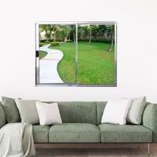 Janela Vitrô De Alumínio 2 Folhas 100 X 120cm Linha Foto  mini 1