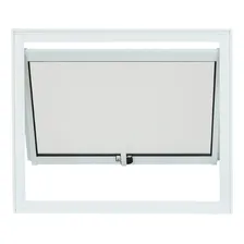 Janela Vitro De Banheiro 60x60 Aluminio Branco Maximo Ar Cor Vitro de Banheiro Branco Foto mini 3