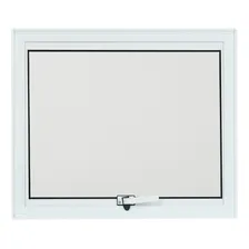 Janela Vitro De Banheiro 60x60 Aluminio Branco Maximo Ar Cor Vitro de Banheiro Branco Foto mini 2