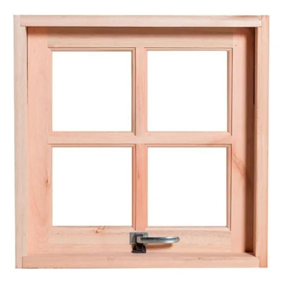 Janela Vitro De Madeira Max Ar 60x60 Com Guarnição Cor Coral Foto 1