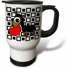 Janna Salak Dog Designs - Pinscher em miniatura tem meu coração Foto mini 1