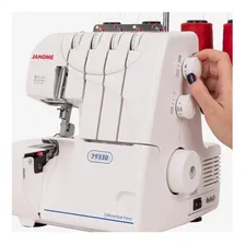 Janome 7933D Máquina Overlock E Ultralock Cor Branco 220V Foto mini  3