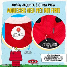 Jaqueta P/ Cães Snoopy Abaixo De Zero -vermelho, Tamanho:gg Foto mini 4