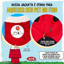 Jaqueta P/ Cães Snoopy Abaixo De Zero -vermelho, Tamanho:pp Foto mini 4