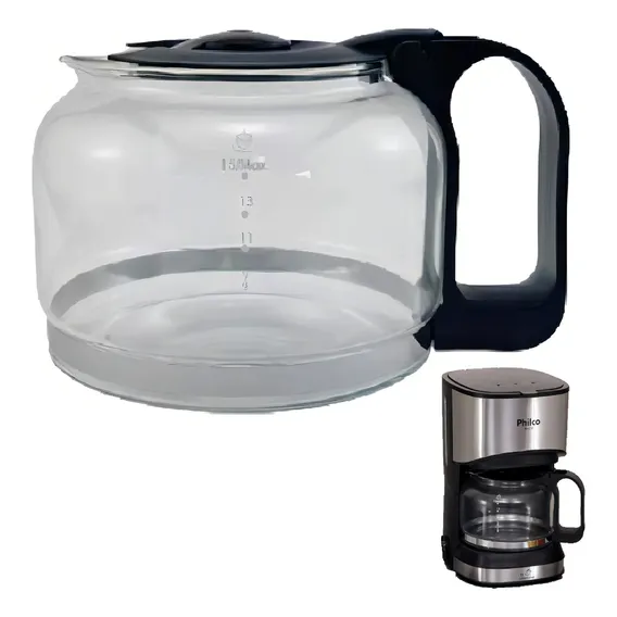Jarra Cafeteira Philco Ph17 Modelo Baixo 10,2cm Foto 1
