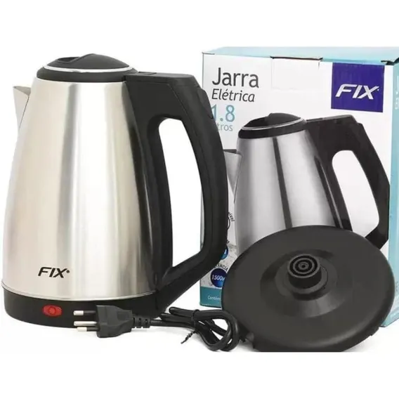 Jarra Chaleira Elétrica Inox 1,8 Litros Foto 1