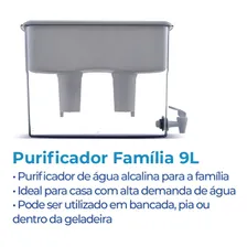 Jarra Filtro Purificador Água Alcalina Carvão Ativado Gorre Cor Branco Foto mini 4