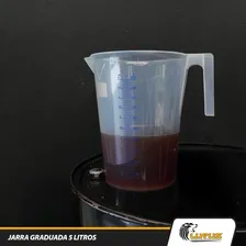 Jarra Graduada 5 Litros Transparente Polipropileno Lupus Foto mini  2