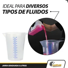 Jarra Graduada 5 Litros Transparente Polipropileno Lupus Foto mini 4
