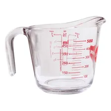 Jarra Medidora De 500ml Vidro Temperado Marinex Foto  mini 1