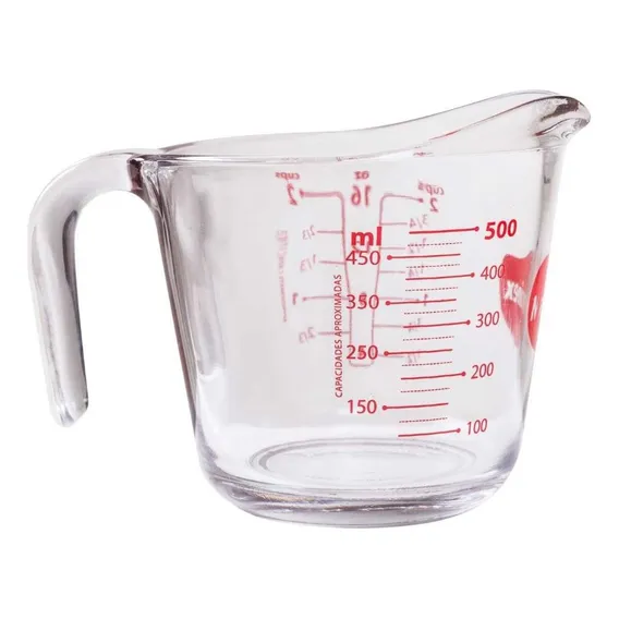 Jarra Medidora De 500ml Vidro Temperado Marinex Foto 1