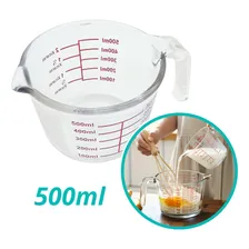 Jarra Medidora Dosadora De Vidro Temperado Cozinha 500ml Foto mini 3