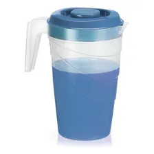 Jarra Plastico Com Tampa Colorida 2ltrs Foto mini  2
