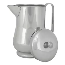 Jarra Suco Água Chopp Em Aço Inox Com Tampa 1,5 Litros Foto mini  2