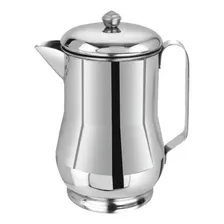 Jarra Suco Água Chopp Em Aço Inox Com Tampa 1,5 Litros Foto  mini 1